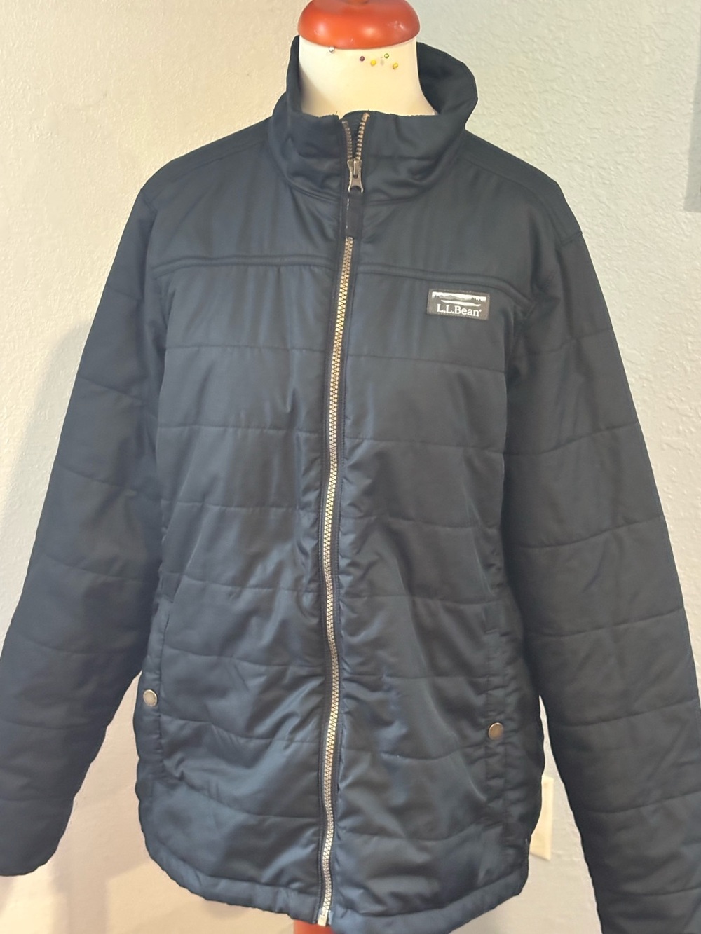L.L. Bean Mountain Classic Puffer Jacket Women's Large Regular Black 511451
